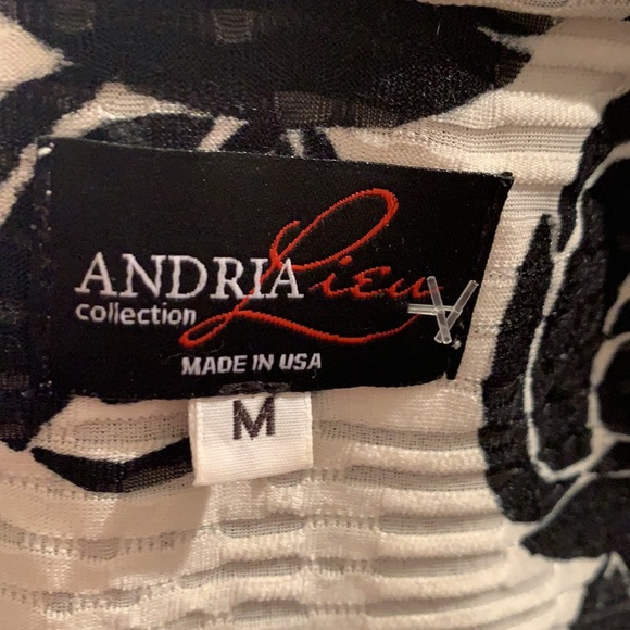 🖤🤍Andria Lieu long sleeve burnout jacket Size Medium - Picture 8 of 8